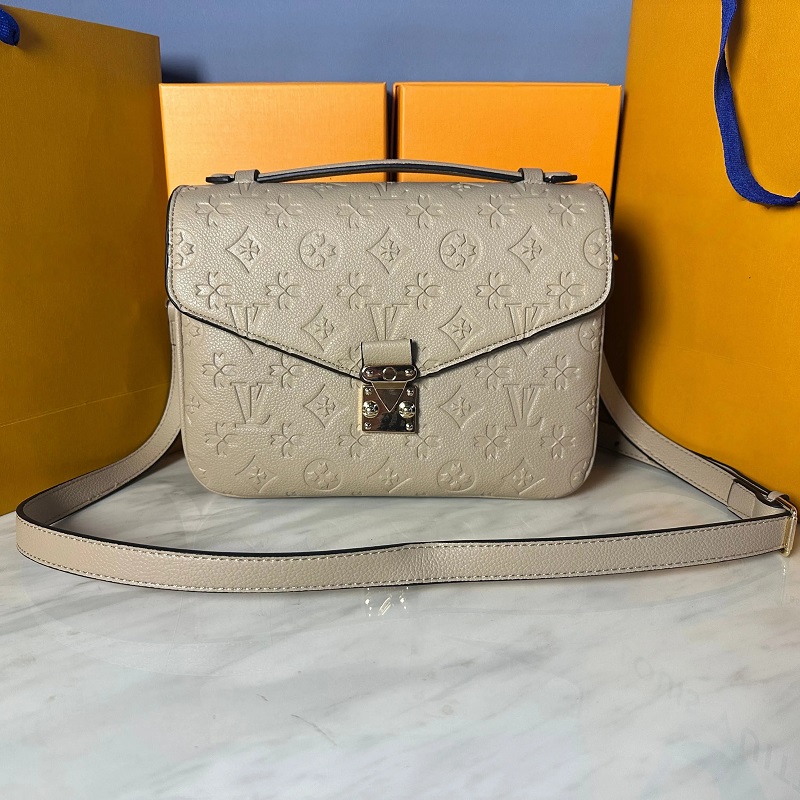 Top Quality Pochette East West Metis Vintage Designer Handbags Clutch Leather Classic Chain Shoulder Bag Fashion Crossbody Luxury Womens Bags