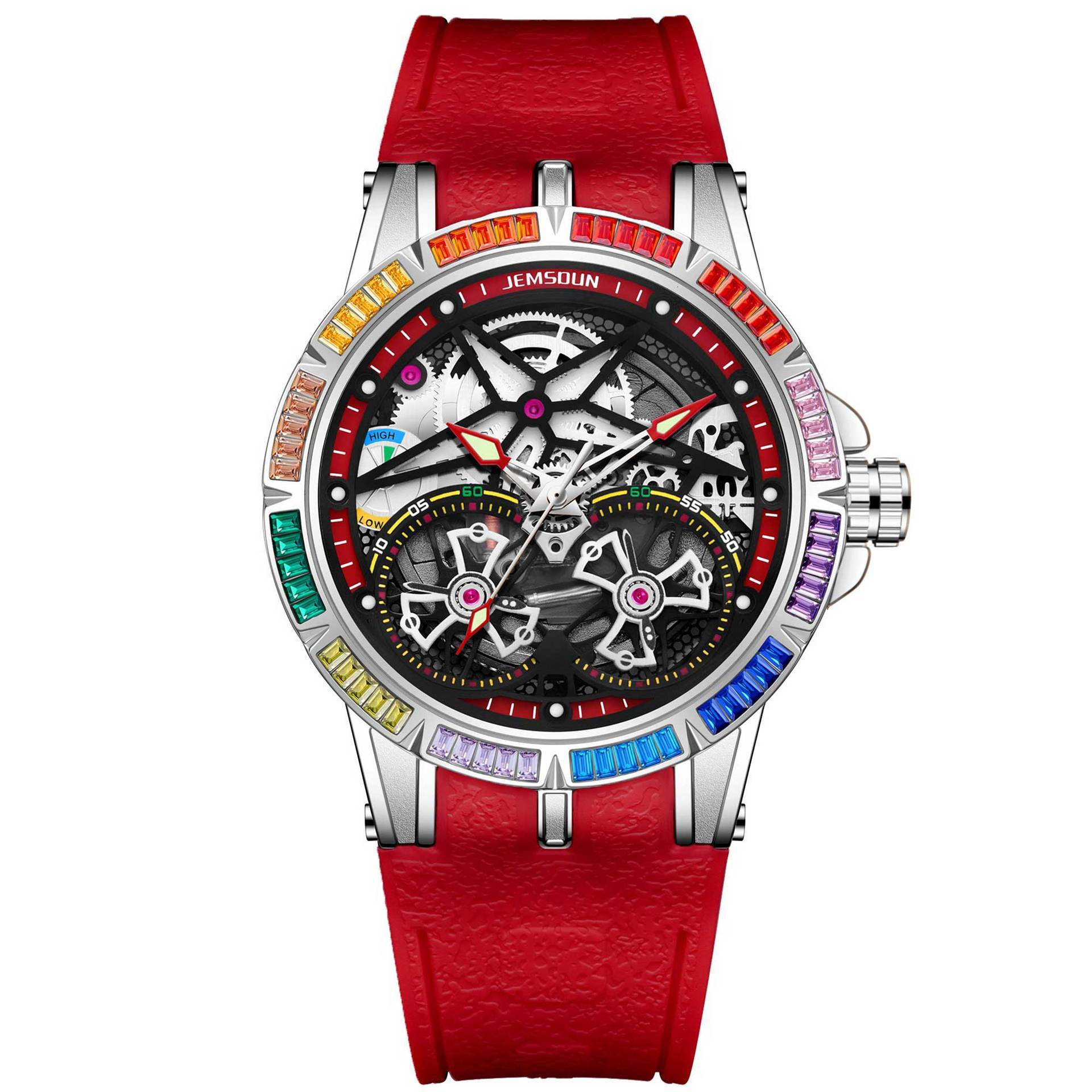 Watches Men Designer Sporty Diamond Luxury Luxury Elegant Retro Reloj De Lujo Sports Reloj Hombre Homme Montre De Luxe