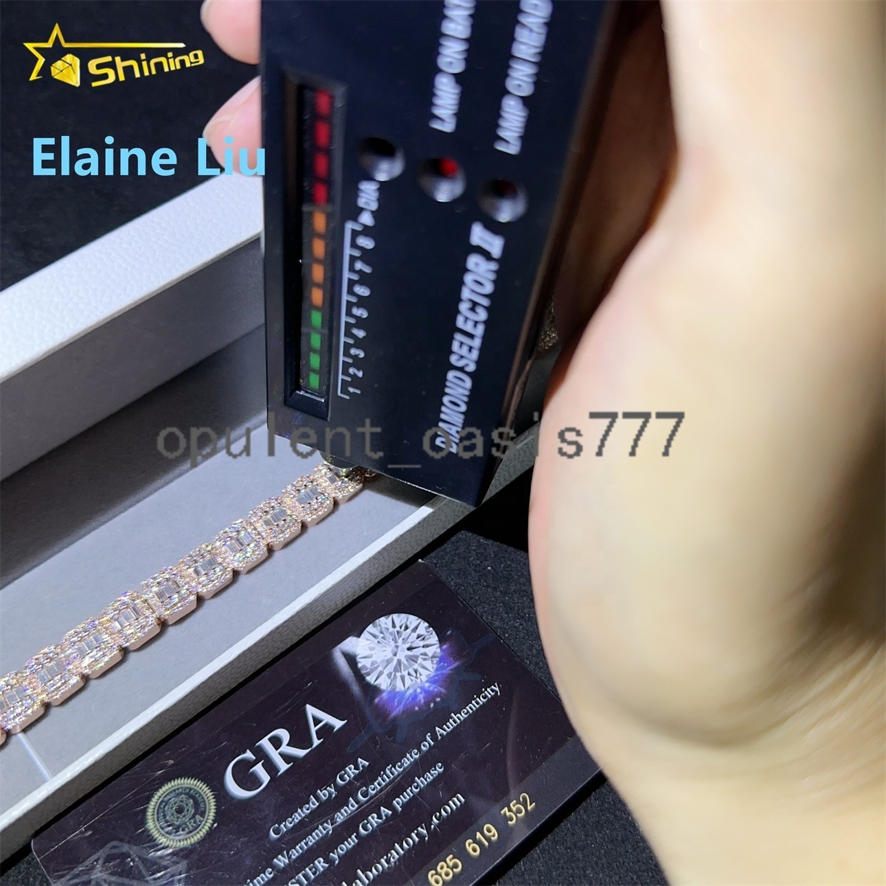 Pass Diamond Tester Luxury Hip Hop Cuban Link Iced Out Jewelry 925 Sterling Silver Moissanite Cuban Link Chain Necklace Bracelet