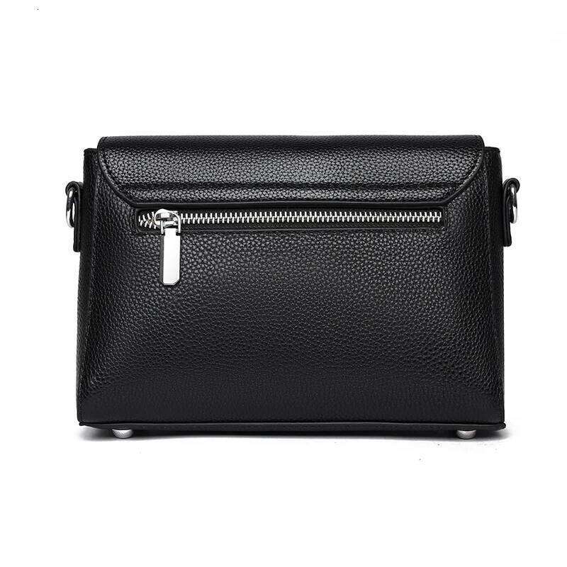 Luxury Cowhide Crossbody For Women Travel Handbag Fashion Shoulder Messenger Ladies Small Flap Bag QIBALIANGPIN