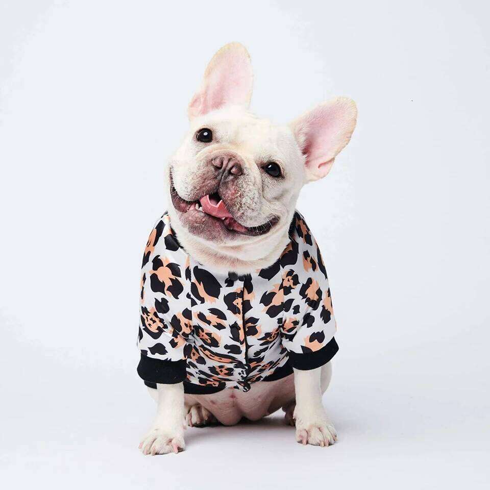Chinese Embroidery NONOR Gold Embroidery Coat Warm Dog Clothes For French Bulldog Puppy Outfit Cotton Dogs Jacket Ropa Para Perro
