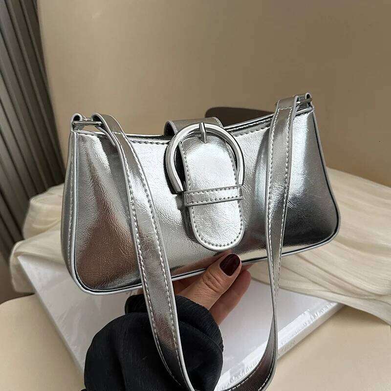 Luxury Handbags Women S Shoulder Bag For Gifts Solid Color Fashion Versatile Crossbody Underarm Bags Liksusie