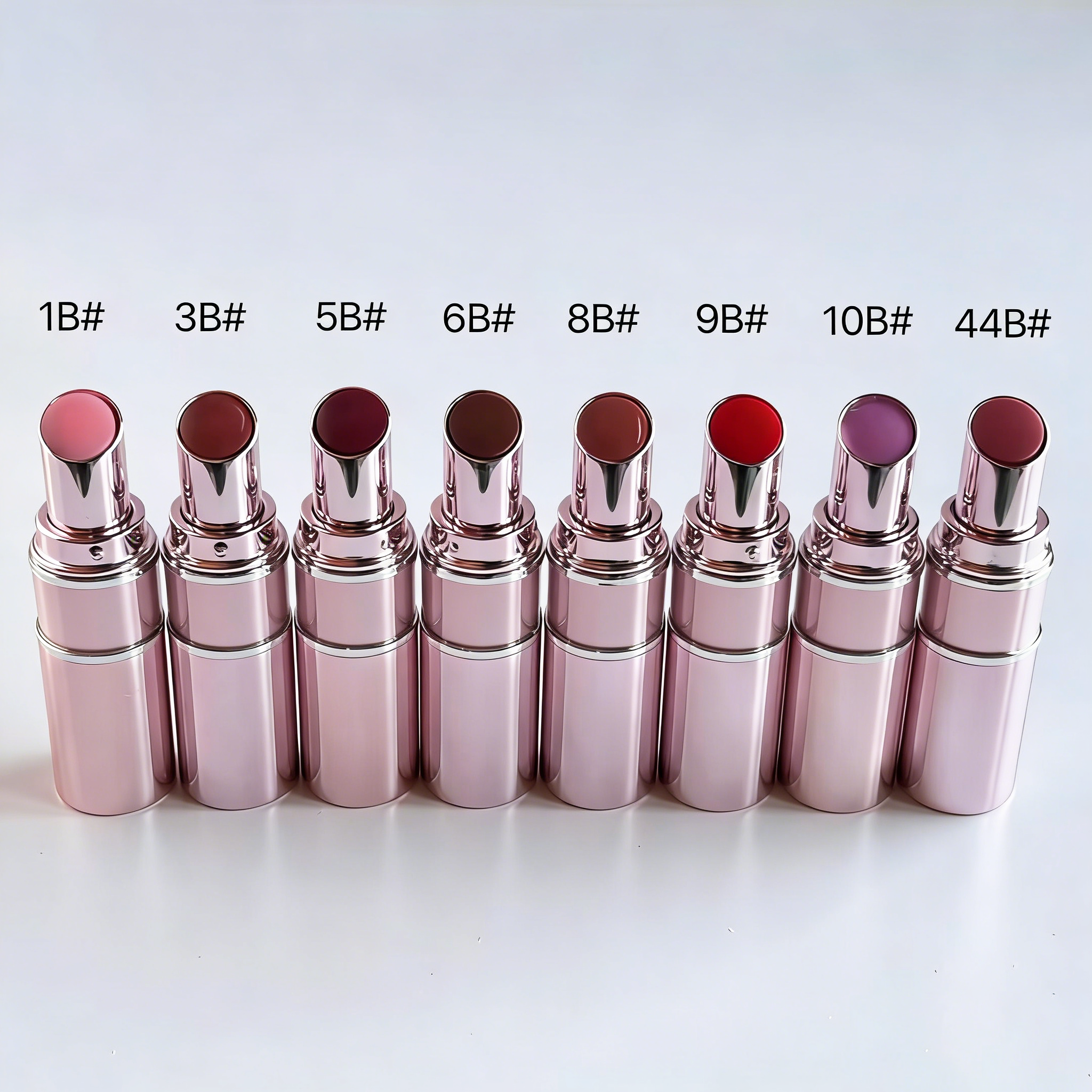 Loveshine Candy Glow Lipstick Pink Case Hydrating Tinted Lip Balm Long Lasting Shine Lip Color Makeup For Women 8 Colors Natural Lipstick 3.1g Fast De