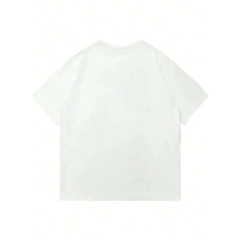 T Shirt Mens Designer Men Comfortable Mens White Crew Neck Cross Jesus Print Vintage Shirt Graphic T-Shirt Pro Choice Streetwear