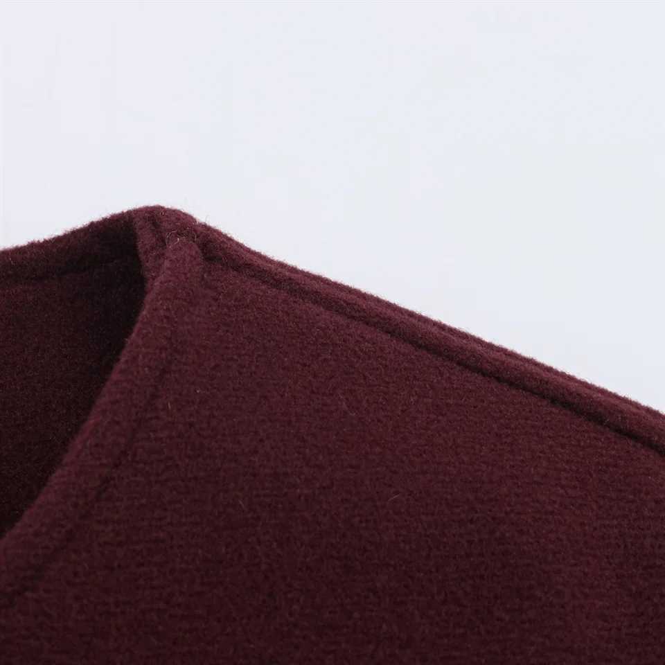 2026 New Womens Fashion European and American Style Versatile Long Sleeve Gold Button Soft Jacket CoatT260328