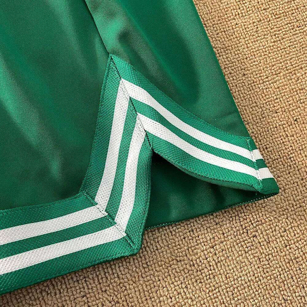 Stripe Vent Embroidery Letters Star Label Basketball Shorts Men Women Black Red Green Drawstring Loose Sports Running Shortpants