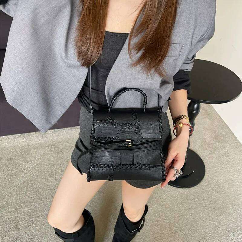 High Quality Handmade Woven Strap With Niche Design Women S New Fashionable And Versatile Handbag Crossbody Bag QIBALIANGPIN