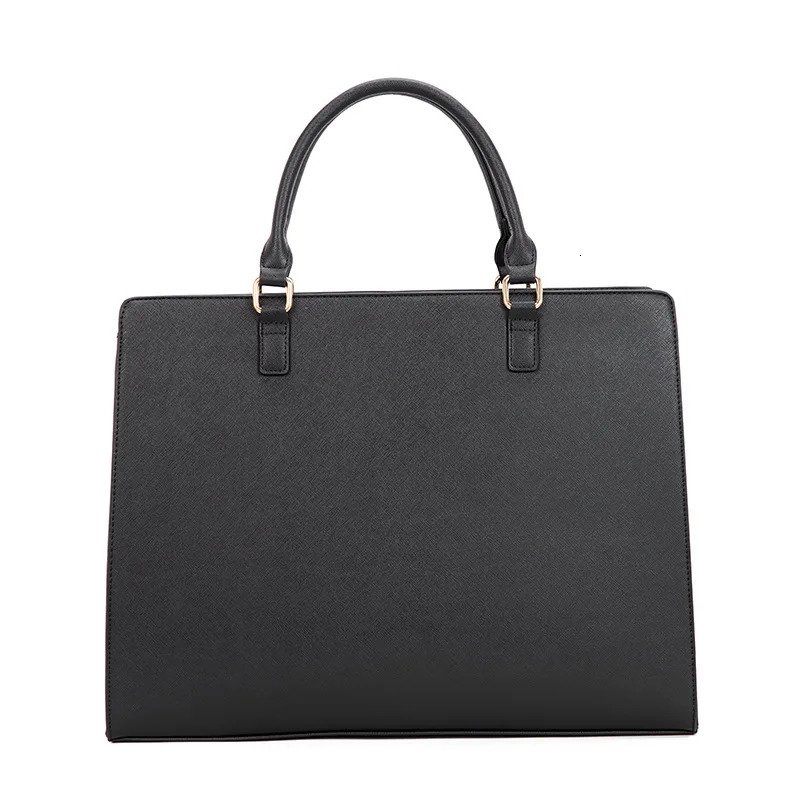 Womens Large Capacity 156 Inch Laptop Briefcase MultiFunctional Tote Handbag Shoulder Crossbody Work Bag 260317
