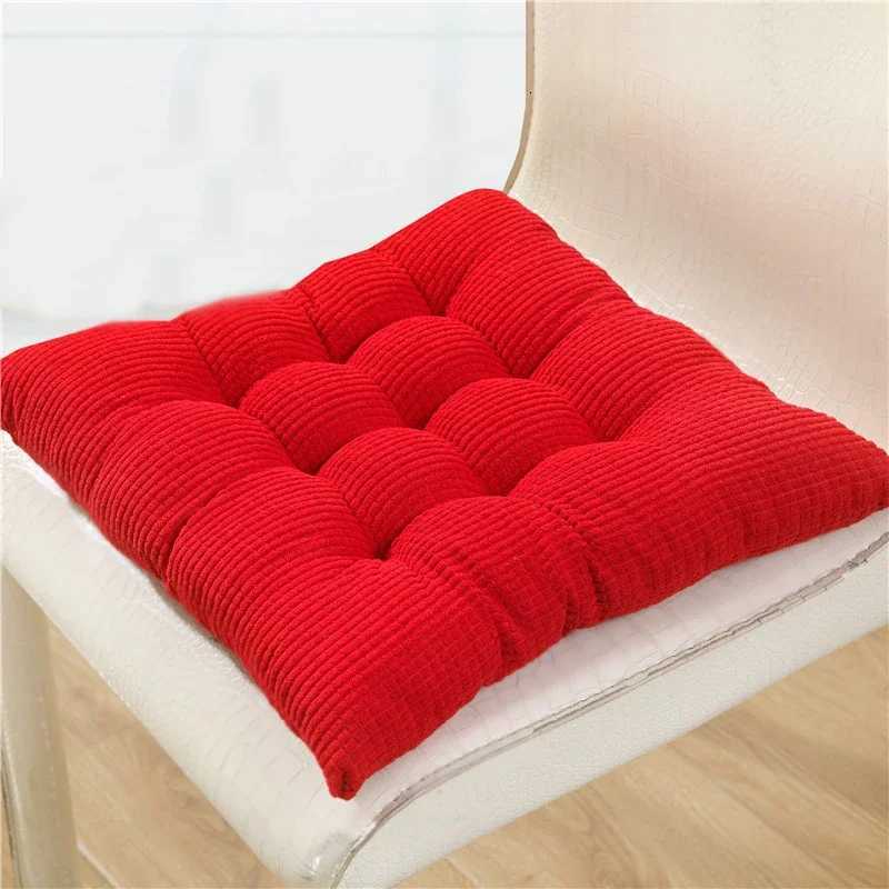 40x40cm Flannel Chair Seats Cushion Plaid Cotton Cushion Comfortable Office Computer Chair Backrest Sofa Square Cushion Pillows H260330 - view 5