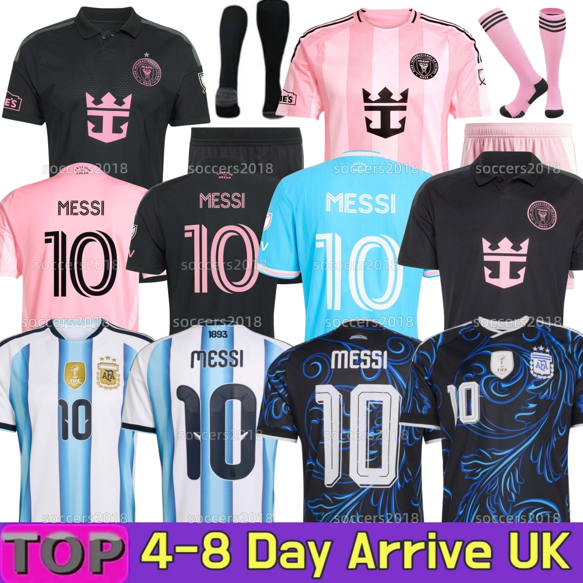 26 27 Inters Miamis CF MESSI Soccer Jerseys SUAREZ 2026 Argentina World Cup DI MARIA Player MAC ALLISTER J. ALVAREZ DE PAUL L.MARTINEZ 2025 2027 Football Shirt men Kids
