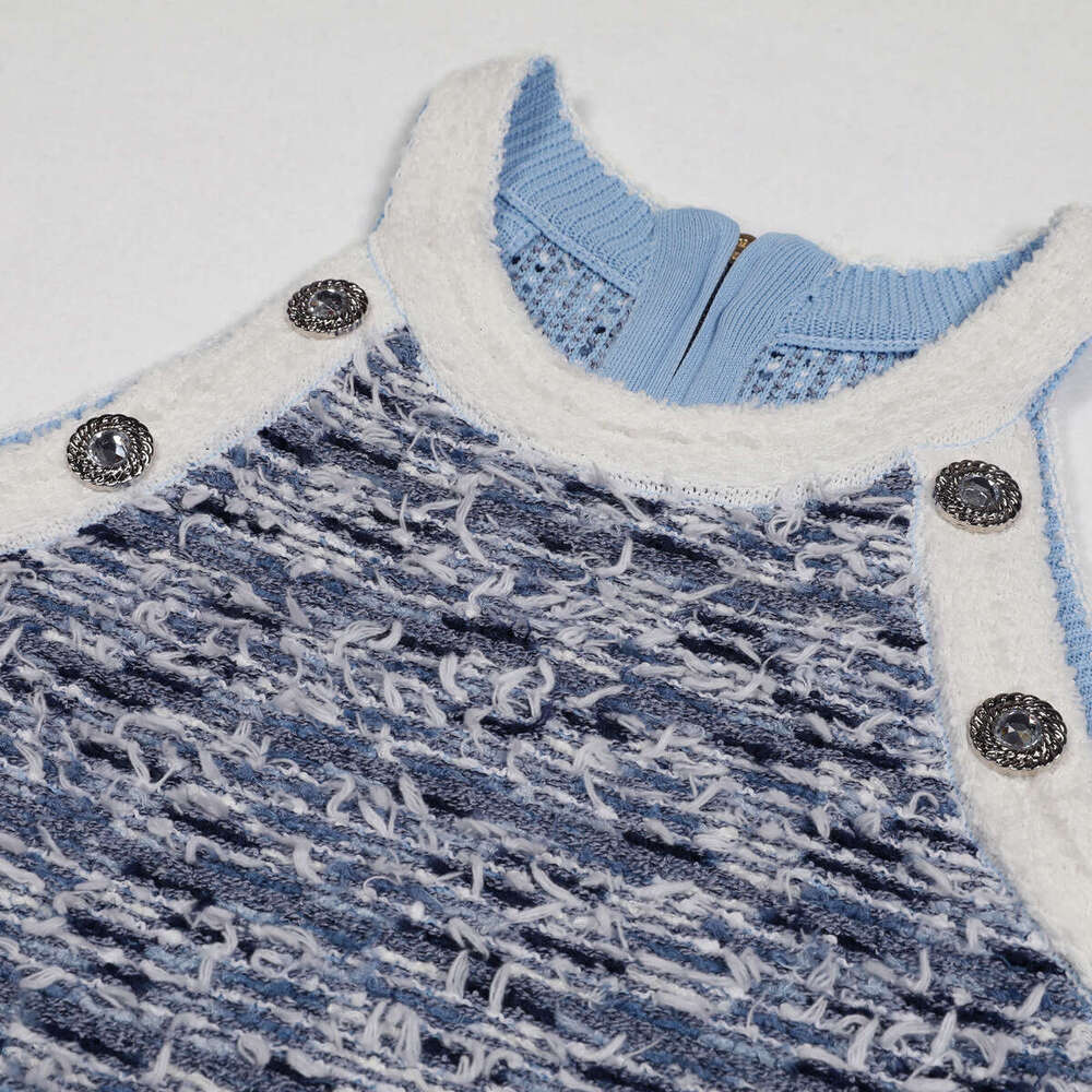 Summer new designer high-quality knitted vest women's slim fit sleeveless X21 dress 2026