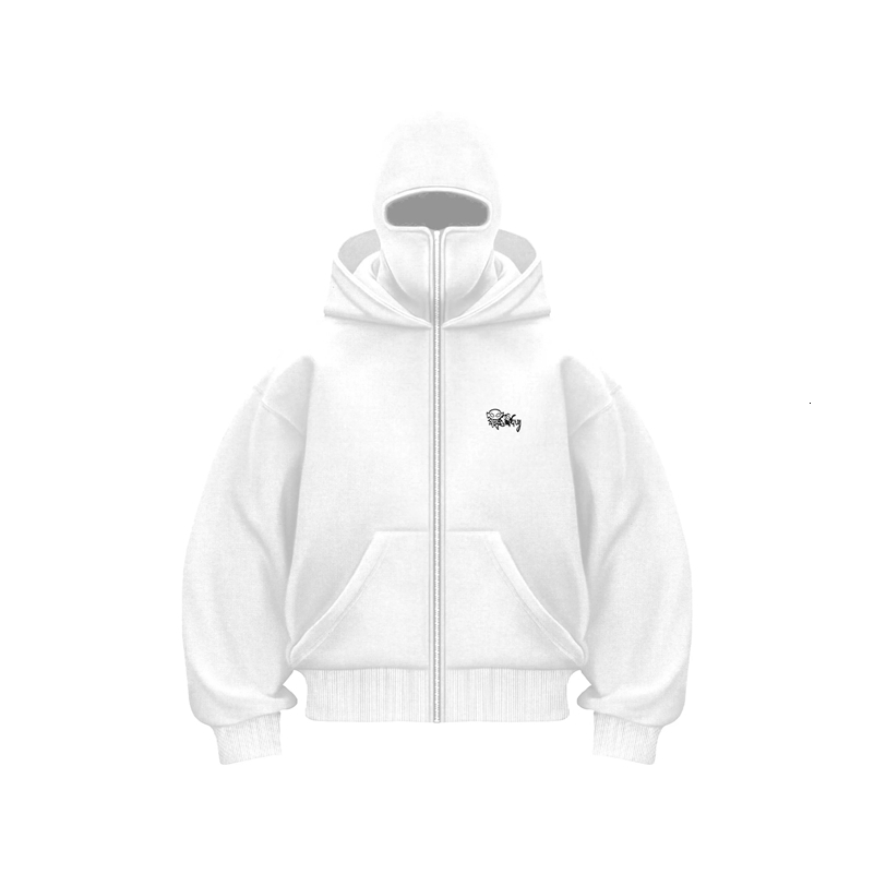 Hoodie Mens Loose Hooded Zipper Jacket Gothic Star Fashion Punk Y2k Hip Hop Harajuku Clothing Men Sweatshirts Oversized 260327