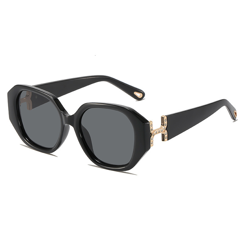 Luxury Brand Designer Sunglasses 2026 New Model Women's Sunglasses - High-End Sun Protection Shades, Versatile For Beach Trips, Export Trend