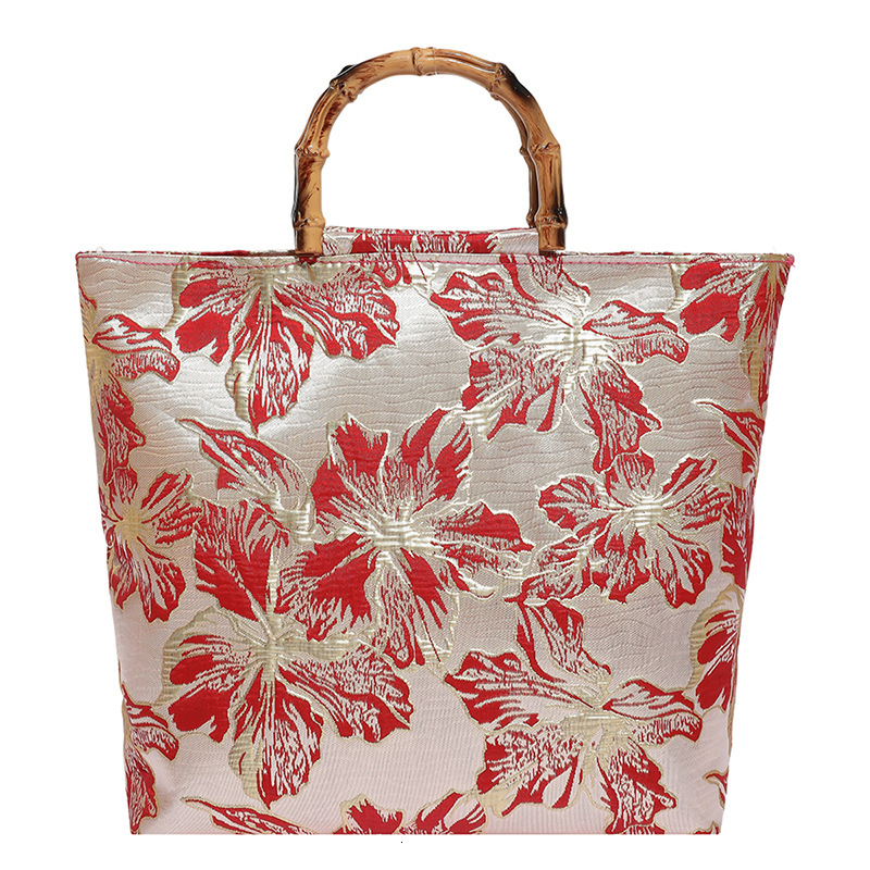 TB BHULAMTE Designer luxury New Chinese-style retro floral Hanfu large-capacity 2026 cheongsam stylish bamboo-patterned handbag tote bag