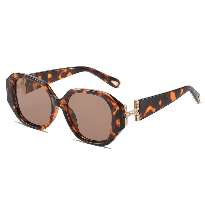 Luxury Brand Designer Sunglasses 2026 New Model Women's Sunglasses - High-End Sun Protection Shades, Versatile For Beach Trips, Export Trend