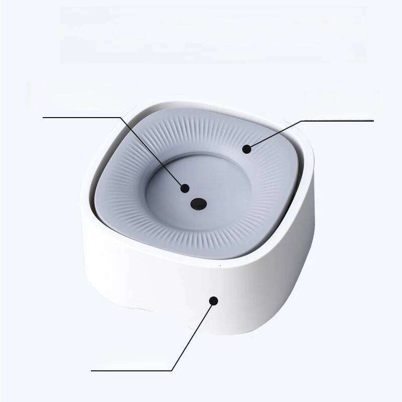 Pet water dispenser feeding floating drinking cat dog bowl non wetting mouth universal 26W0330