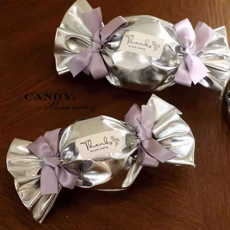 Chinese Embroidery 10/20Pcs Premium Wedding Candy Box Baby Shower Favors Gift Bag Packaging Guest Party Supplies