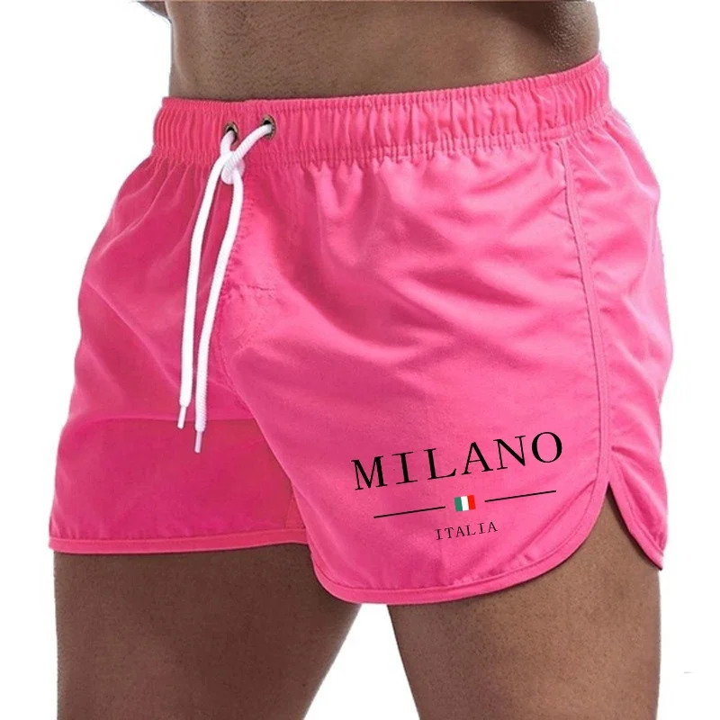 2026 Summer Mens Beach Shorts Printed Beach Jogging Casual Shorts Quick Drying Swimming Mens Surfing Lightweight Shorts 260327