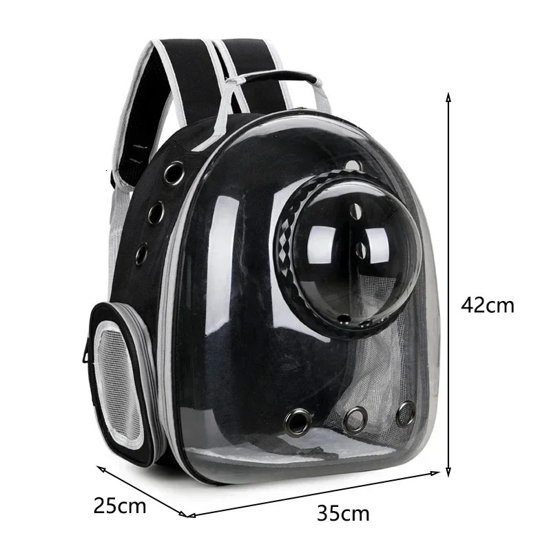 Pet Cat Carrying Bag Space Pet Backpacks Breathable Portable Transparent Backpack Puppy Dog Transport Space Capsule Bags 260316