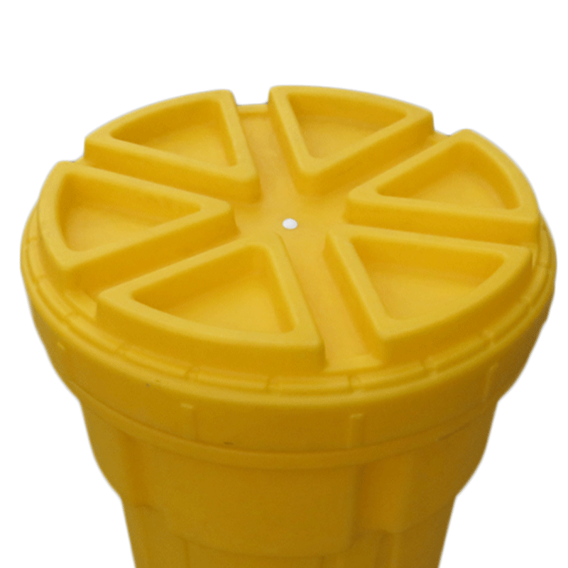 Emergency Spill Response Drum Set for 30-Gallon Liquid Containers - Durable Polyethylene Construction
