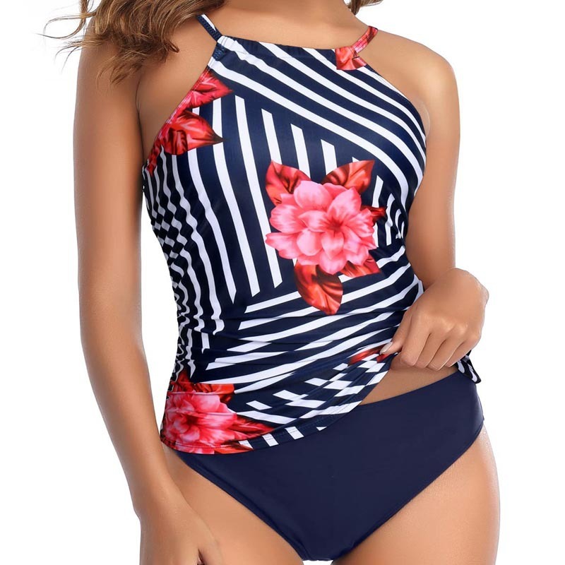 Free Shipping High Value 2026 New European and American Sexy Two-Piece High-Waisted Digital Print Bikini Swimsuit for Women - Hot Selling Item