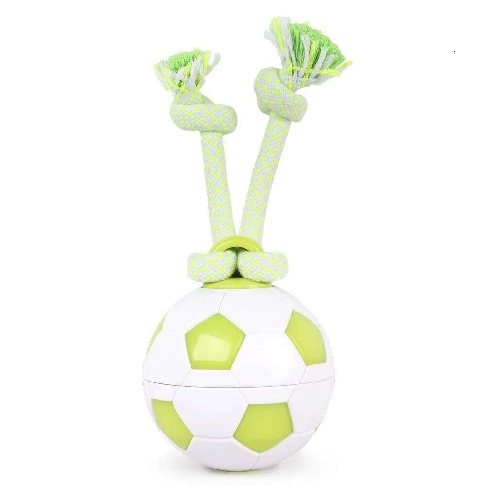 Interactive Smart Rolling Basketball Motion Activated Automatic Moving Squeaky Dog Toy Balls Puppy Chew Toys Knot Rope