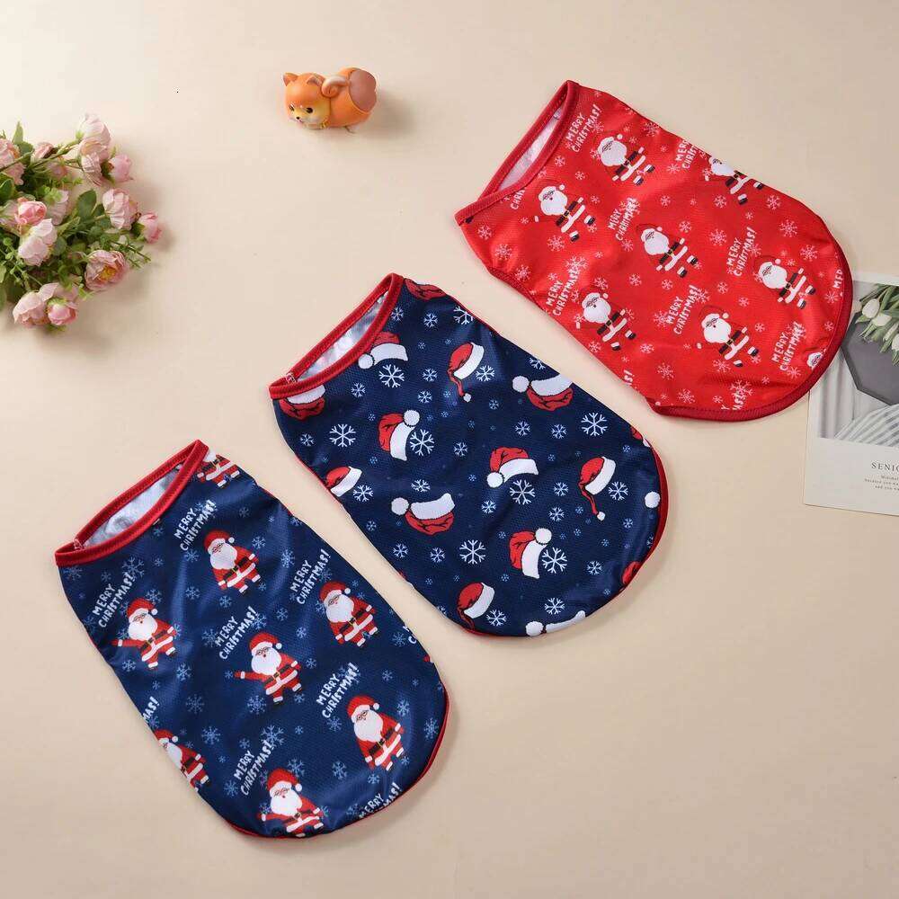 Cute Vest For Small Medium Dogs Christmas Pet Dog Cosplay Costume Funny Party Dressed Up Chihuahua Bulldog Jacket Outfits