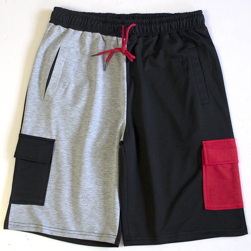 Men's casual mid-length shorts for outdoor wear, slightly stretchy, basketball summer shorts, American-style sports shorts, versatile, loose fit 