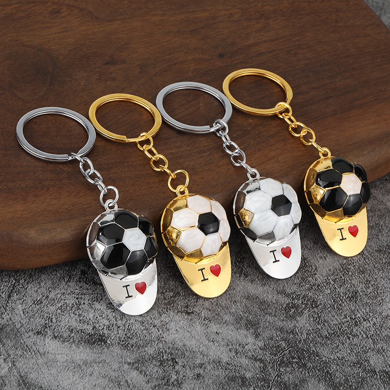 free shipping 2026 World Cup Soccer Keychain, Trophy Champion Pendant, Fans Commemorative Small Gift