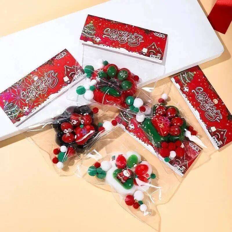 Christmas Claw Squishy Fidget Cute Slow Rebound Stress Relief Pinch Decompression Xmas Gift Cat Paw Soft Squeeze Toy