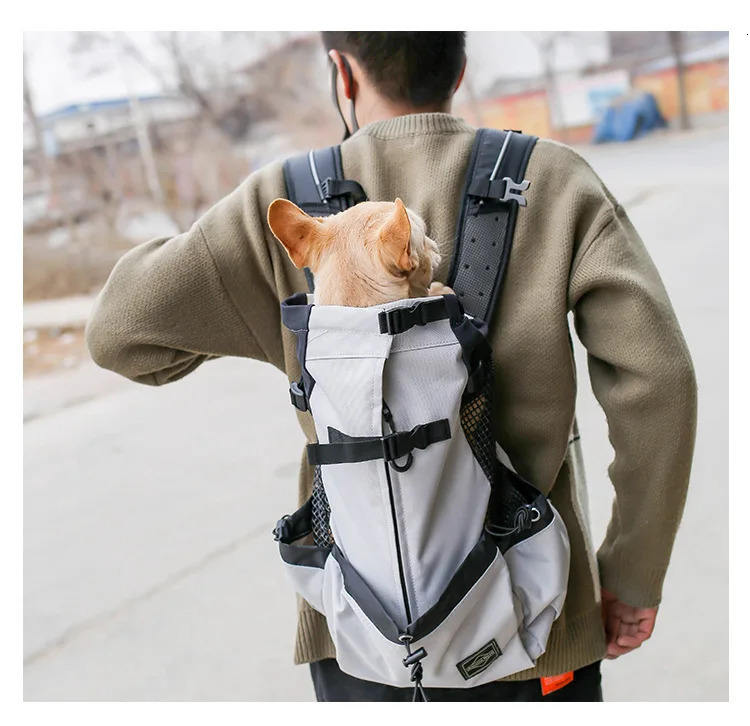Hiking Pet Dog Travel Backpack Outdoor Ventilation Breathable Bicycle Motorcycle Outdoor Sport Mesh Bag Drop 260316