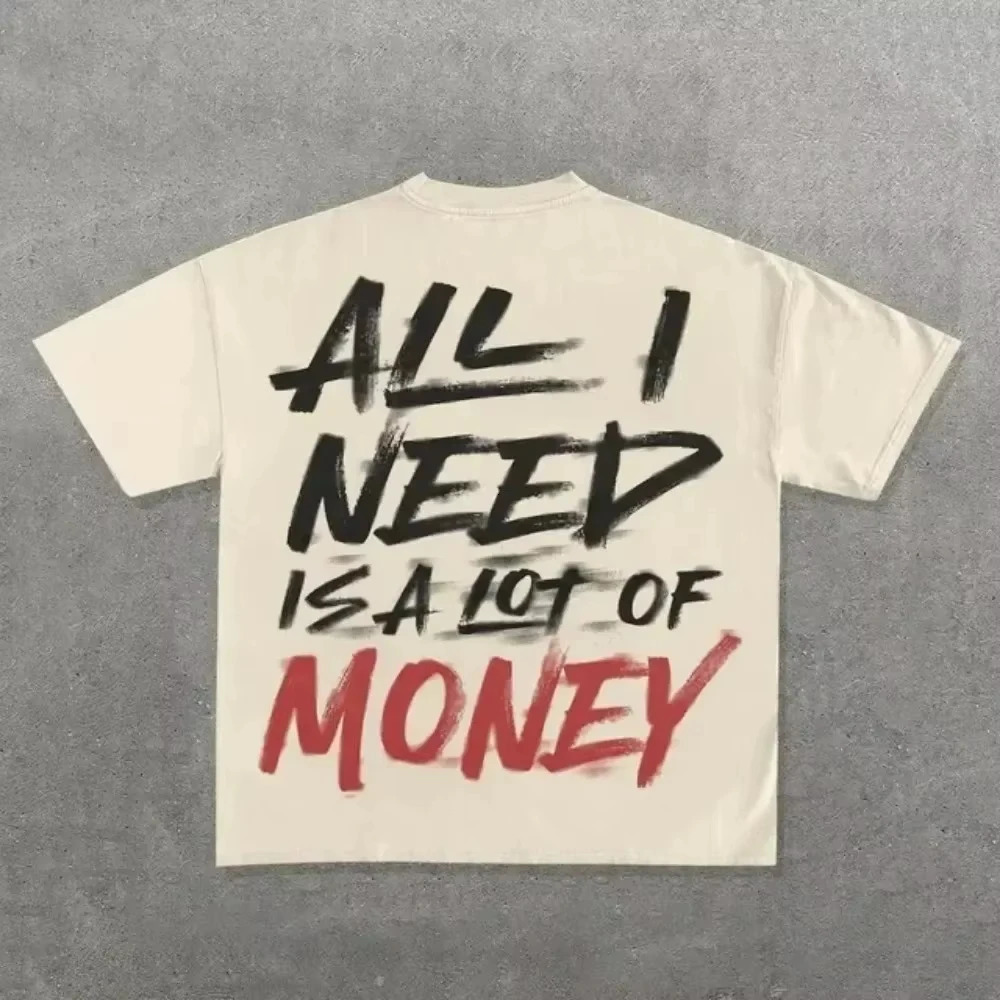 Ins Streetwear Y2k T Shirt Mens Harajuku Hip Hop Graphic Print Casual Cotton Round Neck TShirt Women Gothic Short Sleeve Tops 260327