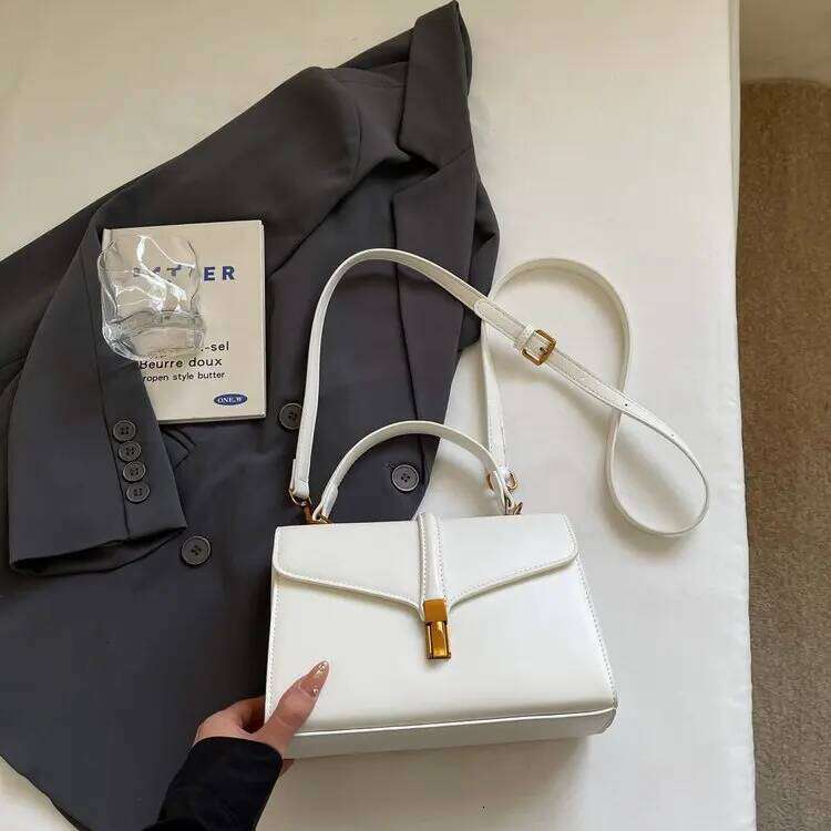New Stylish And Simple Shoulder Messenger Women S Commuting Daily Versatile Portable Small Square Bag TIANOUDAISHU