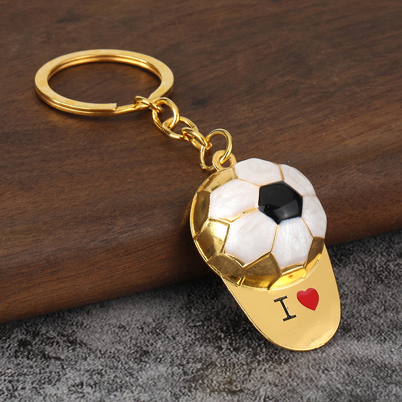 free shipping 2026 World Cup Soccer Keychain, Trophy Champion Pendant, Fans Commemorative Small Gift