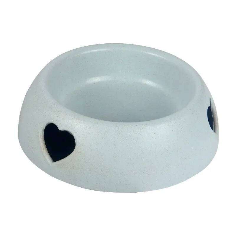 Heart Plant Fiber Suitable for Both Eating and Drinking Easy To Clean Pet Supplies Simple Dog Bowl Cat Feeders 26W0330