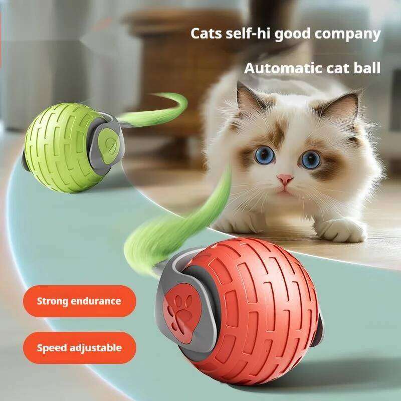 New Interactive Smart Electric Rolling Ball Toys for Kitty Pet Automatic Training USB Rechargeable Cat Toy
