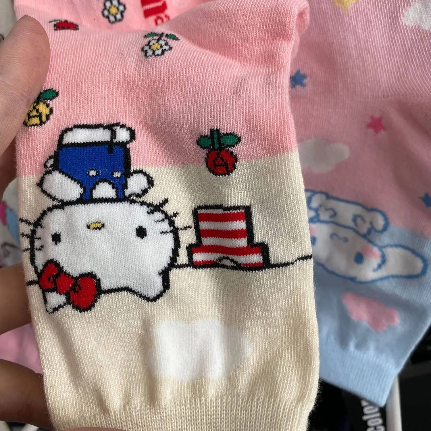 Designer New Sanrio Socks Melody Cinnamoroll Women's Medium Tube Sweet Cartoon Cute Kids Socks Girls Little Girl Socks