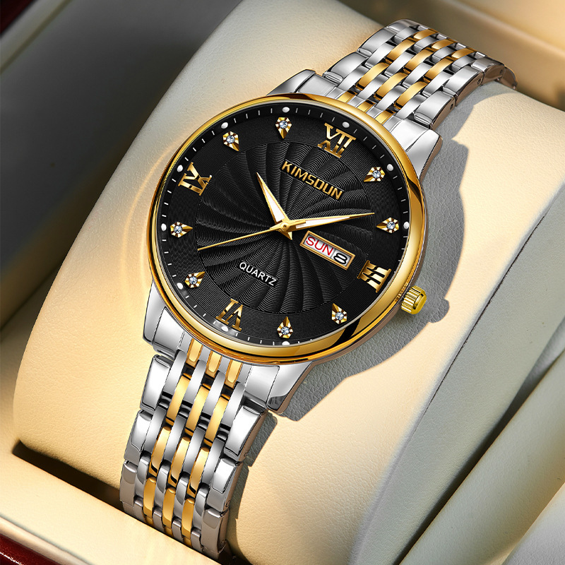 Watches Men Designer Modern Moissanite Luxury Retro Quartz Diamond Cycling Daily Wear Reloj Hombre Homme Montre De Luxe