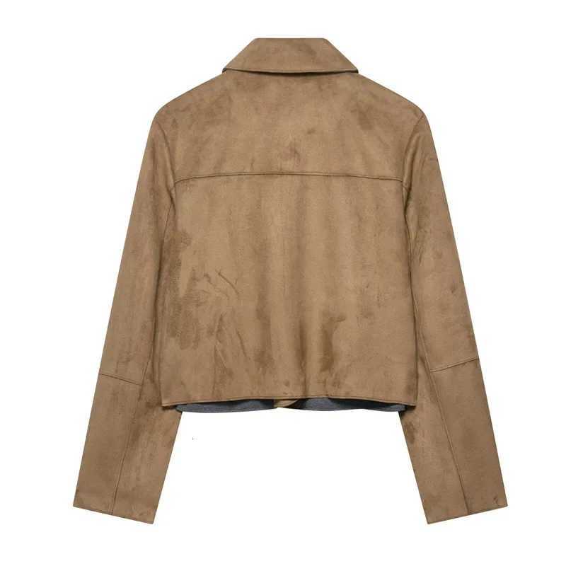 Female Elegant Lapel Single-breasted Pockets Decoration Solid Street Style Jackets Women Autumn Vintage Slim Short JacketT260328