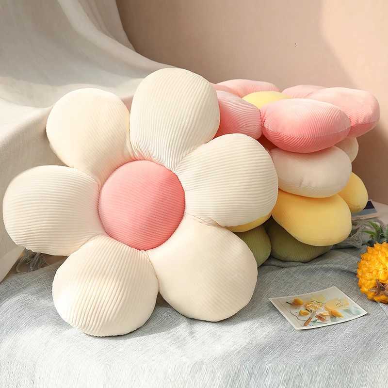 Stuffed Six Petal Flower Cushion Plush Pillow Soft Cartoon Stuffed Chair Cushion Sofa Lovers Car cushion sofa decoration H260330 - view 7