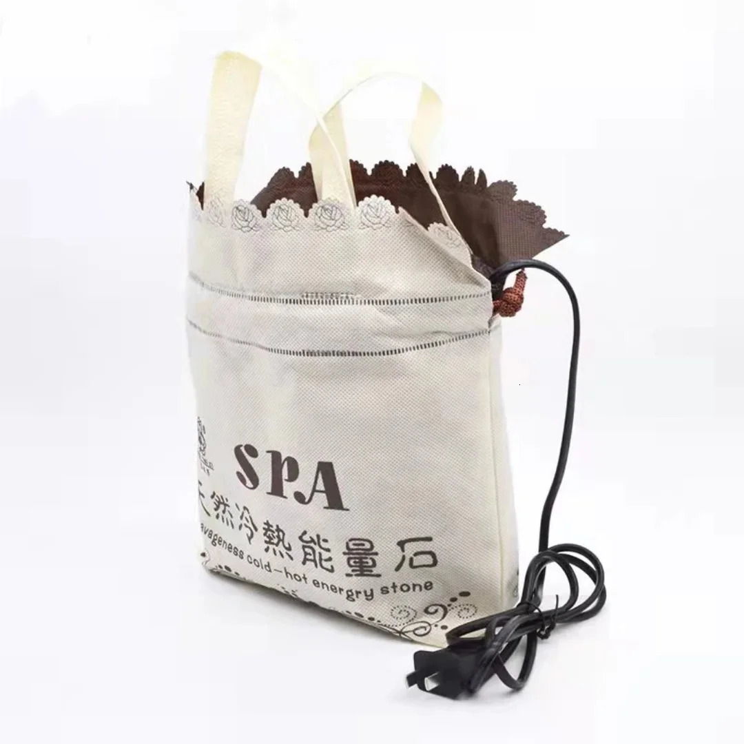 20pcs/set Stone Massage Set Heater Box Relieve Stress Back Pain Health Care Lava Basalt round massage tool stone massager 260316