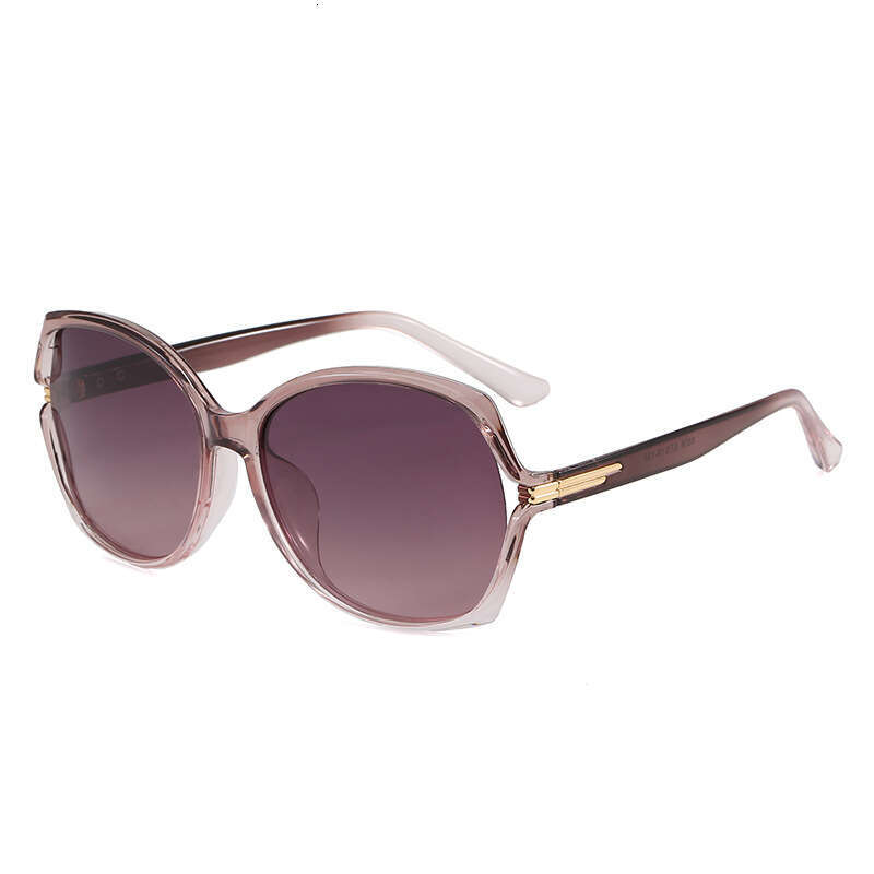 New Women's Large-Frame Polarized Sunglasses, UV Protection Driving Glasses, Fashionable Retro Designer Sunglasses Y2K