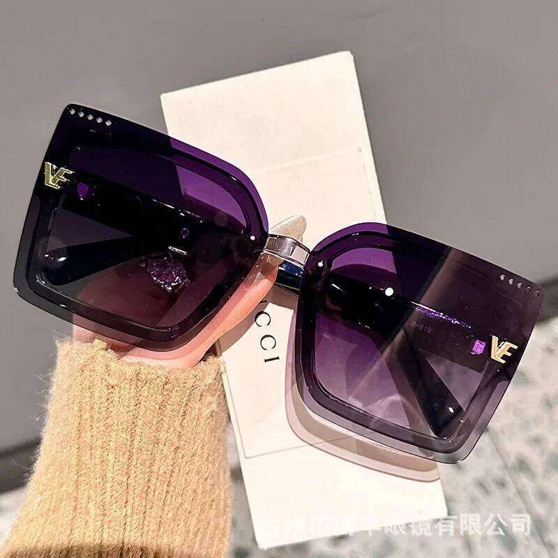 Rimeless Polarized Sunglasses Women Oversized Square Sun Glasses Ladies UV400 Classic Goggle Oculos De Sol Feminino 26Y0330