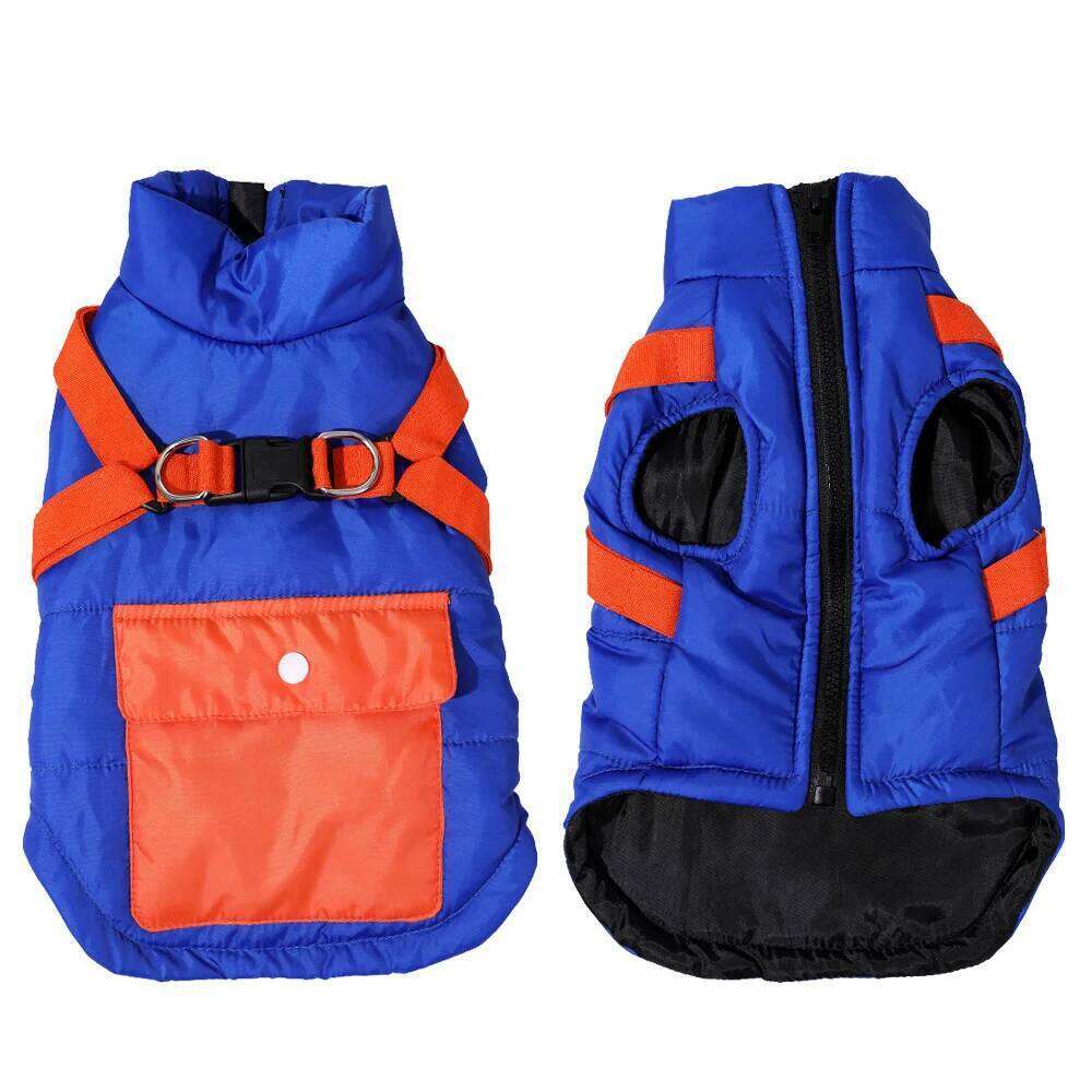 Pet Travel Jacket With Zipper Puppy Clothes For Small Medium Dogs Cats Camping Hiking Windproof Warm Dog Cat Clothing Outfits