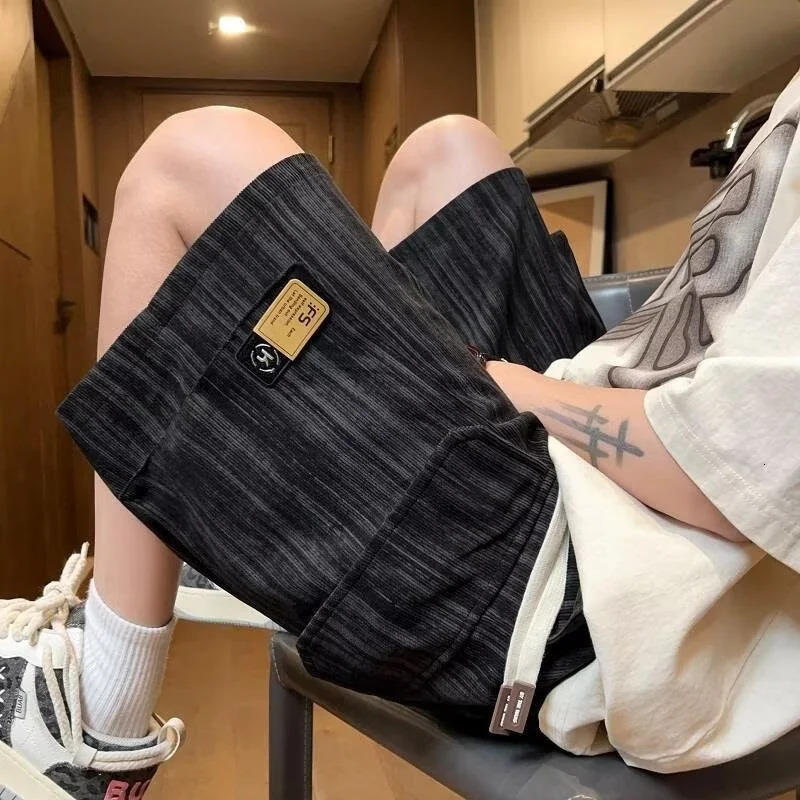 2026 Summer Hip Hop Fashion Bermuda Shorts For Men Appliques Tie-dye Cargo Short Pants Sports Beach Baggy Y2K Shorts 260327
