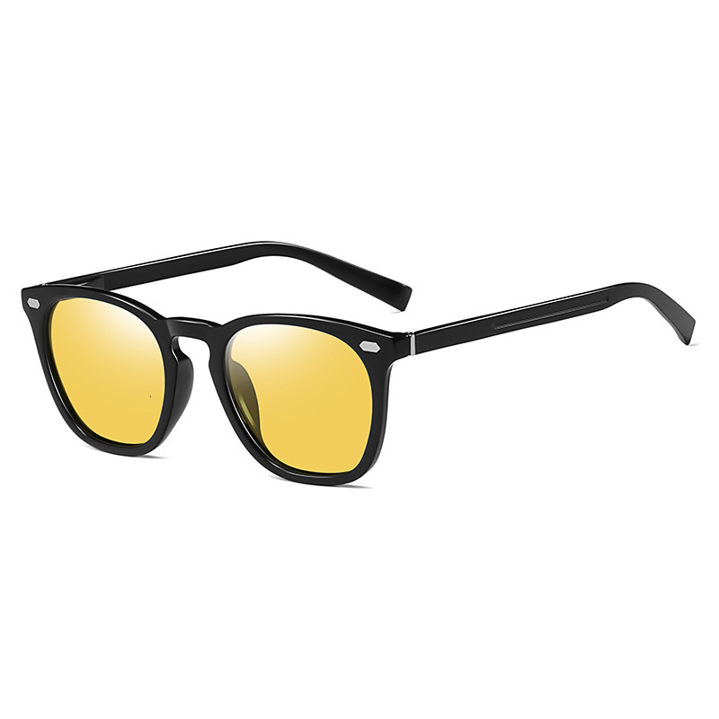 Luxury Brand Designer Fashion Accessories Aluminum Magnesium Color Changing Polarized Sunglasses Men's And Women's Night Mirrors Driving Sun