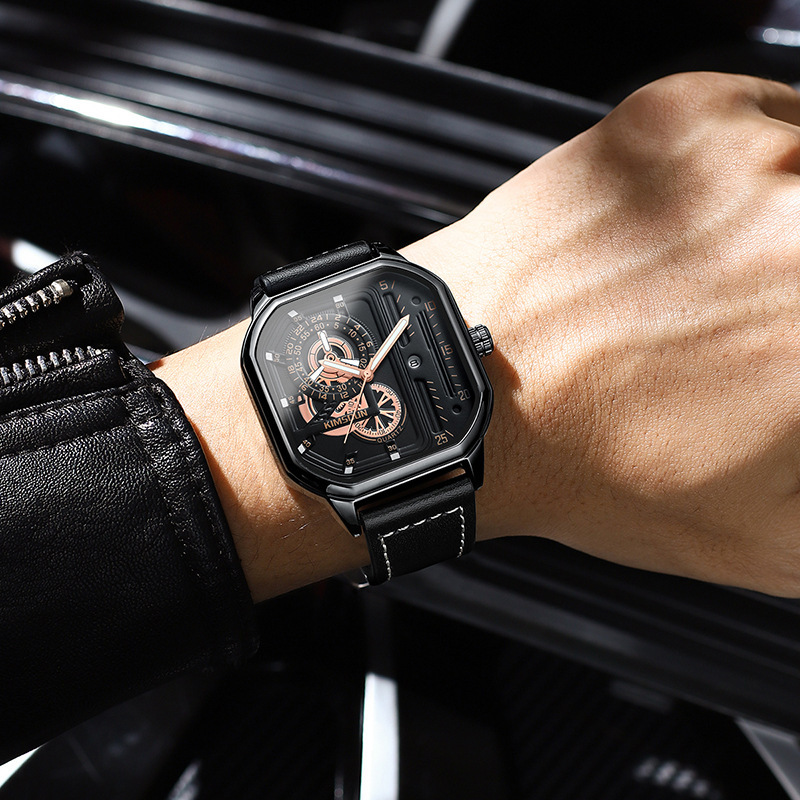Watches Men Designer Chic Diamond Quartz Fashion Wristwatch Waterproof Cycling Running Reloj Hombre Homme Montre De Luxe