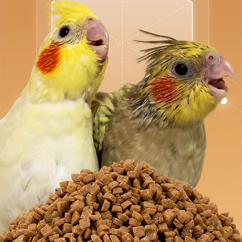 Little Sun Monk Cockatiel Weight Gain Feed for Medium and Large Parrots High-Energy Nutritional Nourishing Pellets Bird Food 3mm