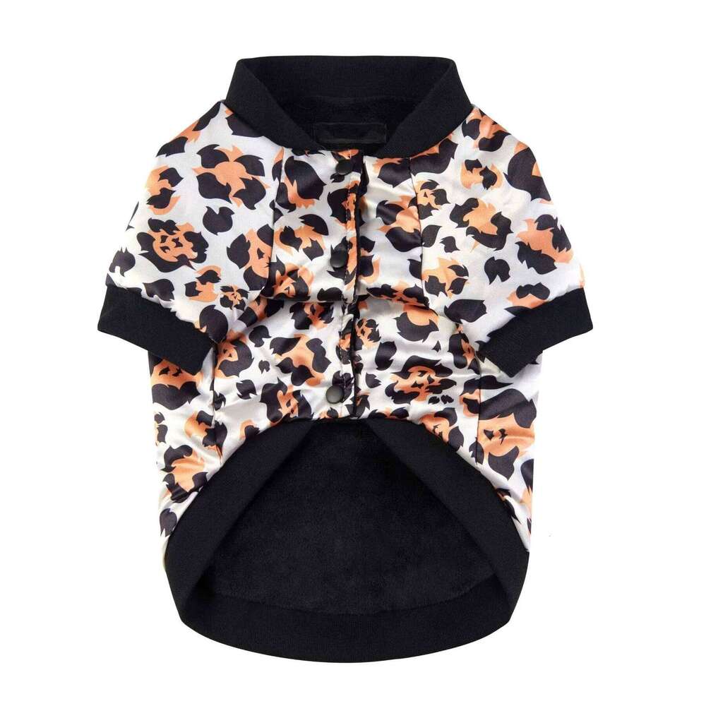 Chinese Embroidery NONOR Gold Embroidery Coat Warm Dog Clothes For French Bulldog Puppy Outfit Cotton Dogs Jacket Ropa Para Perro
