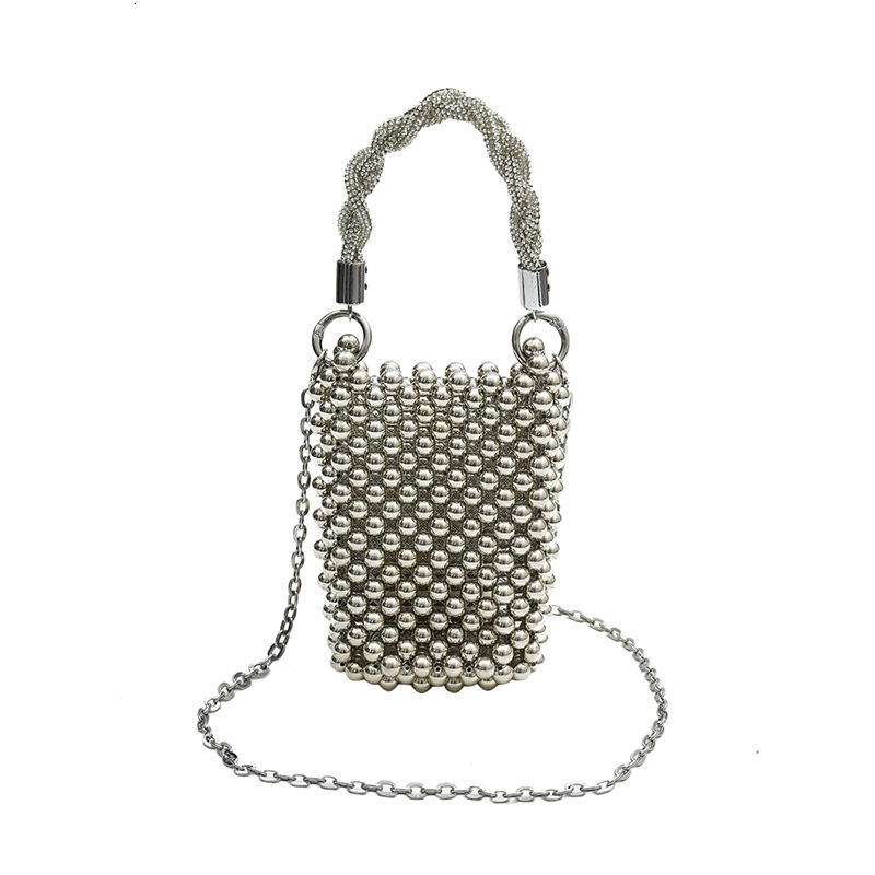 Women's new beaded mobile phone fashionable and versatile shoulder bag, crossbody handbag, classic backpack